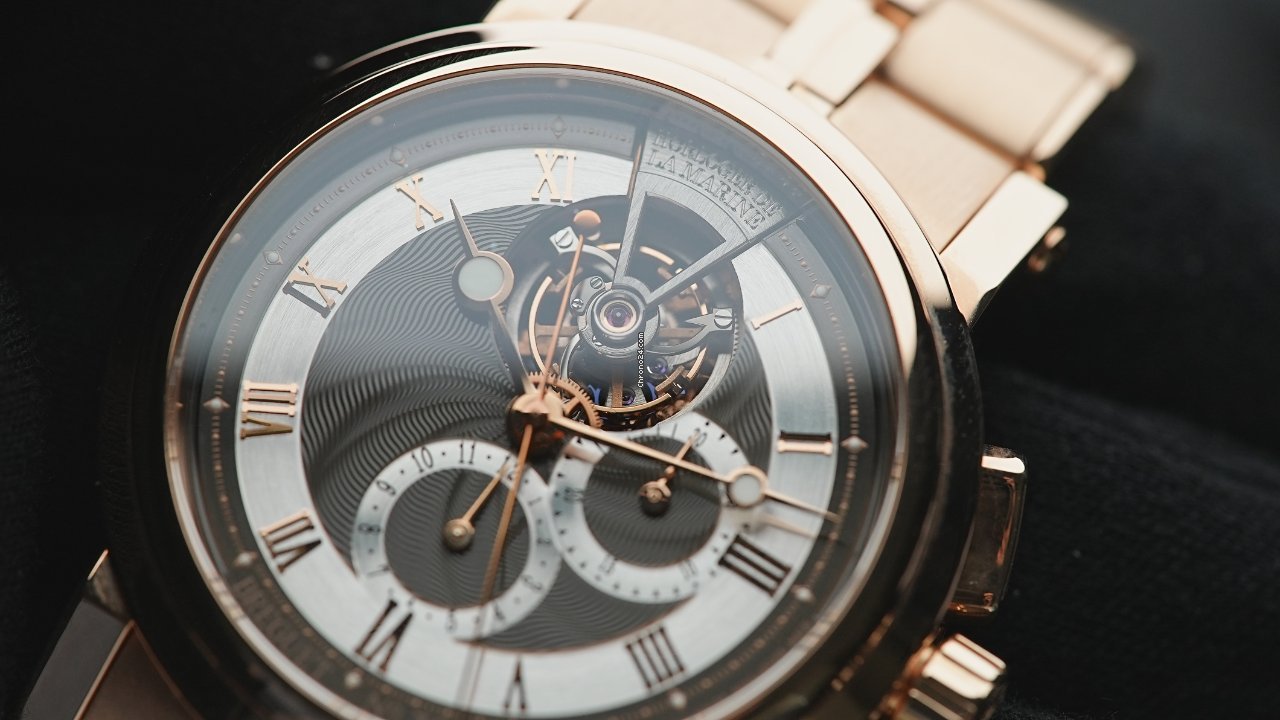 IMG_9081 Breguet Marine Mens watch Unisex Rose gold 5837BR 92 RZ0 Replica 6