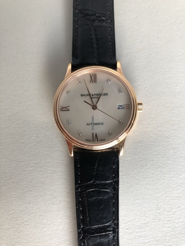 IMG_9081 Baume & Mercier Classima Womens watch Automatic Rose gold M0A10077 Replica 6