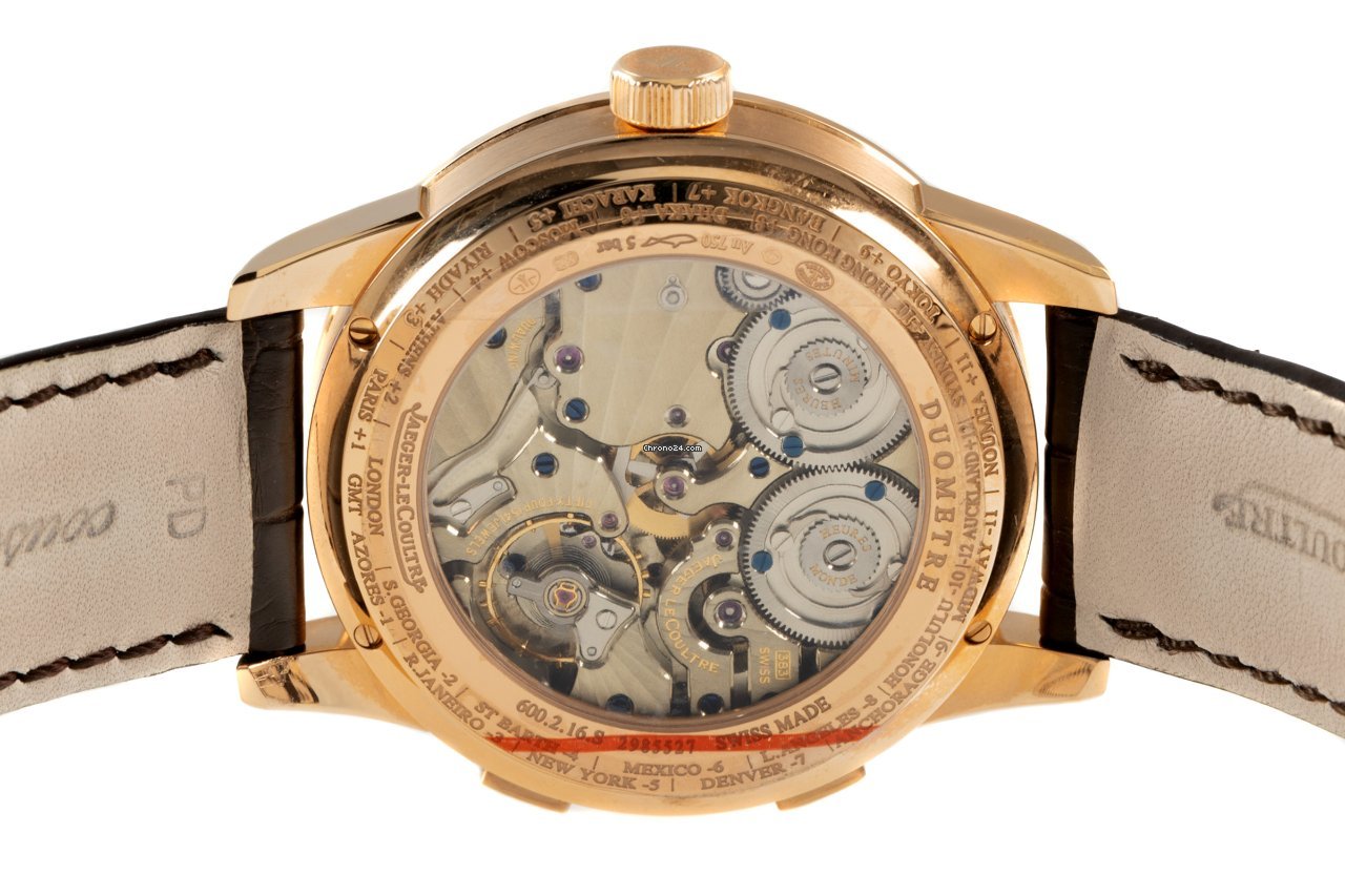 Jaeger-LeCoultre Duometre Mens watch Unisex Manual winding Yellow gold Q6062520 Replica 6