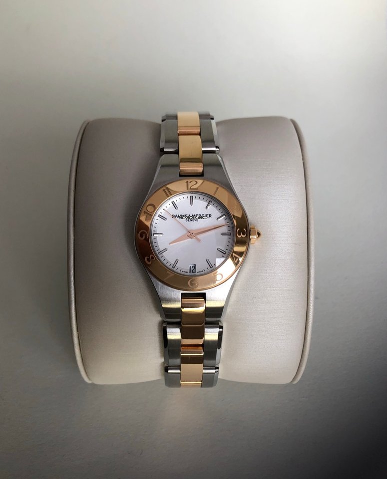 Baume & Mercier Linea Womens watch Quartz Gold Steel M0A10080 Replica 6