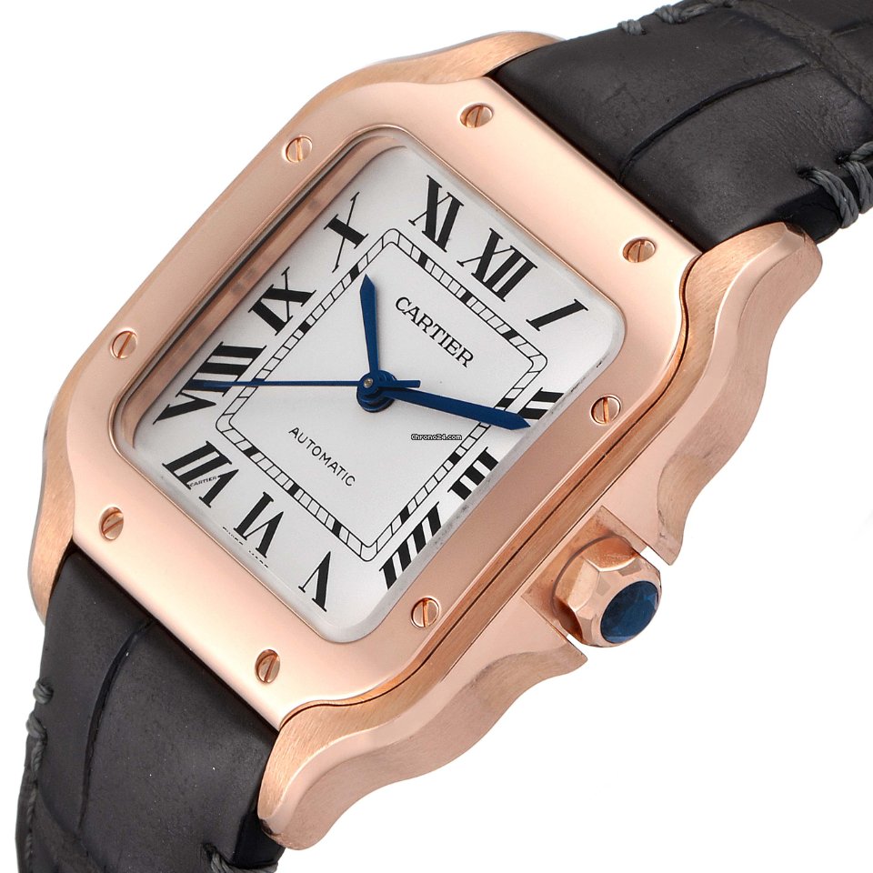 IMG_9081 Cartier Santos Mens watch Unisex Automatic WGSA0012 Replica 6