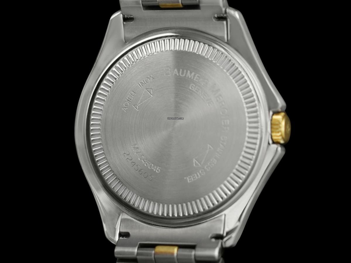 IMG_9081 Baume & Mercier Mens watch Unisex Quartz Gold Steel 7913 Replica 6