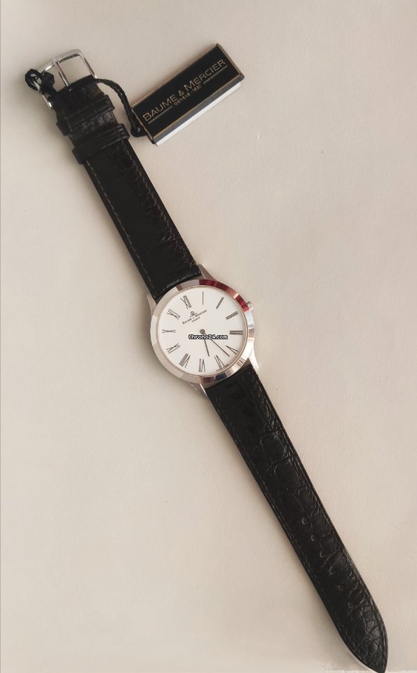 IMG_9081 Baume & Mercier Mens watch Unisex Quartz White gold M0A06494 Replica 6