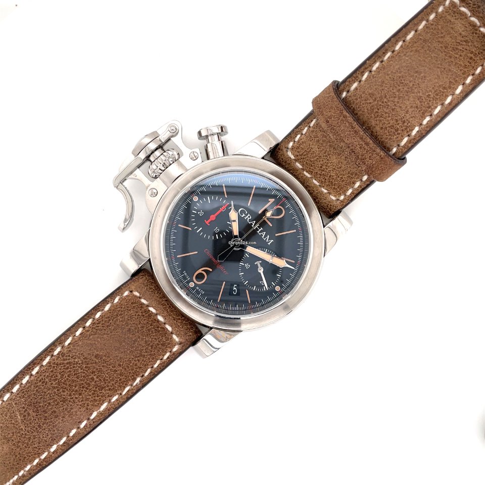 IMG_9081 Graham Chronofighter R.A.C. Mens watch Unisex Steel 2CRBS.B10A Replica 6