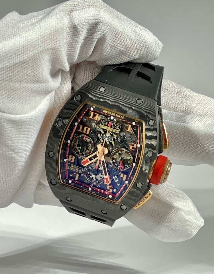 IMG_9081 Richard Mille RM 011 Mens watch Unisex Automatic Rose gold RM11 F1 Lotus Romain Grosjean Replica 6