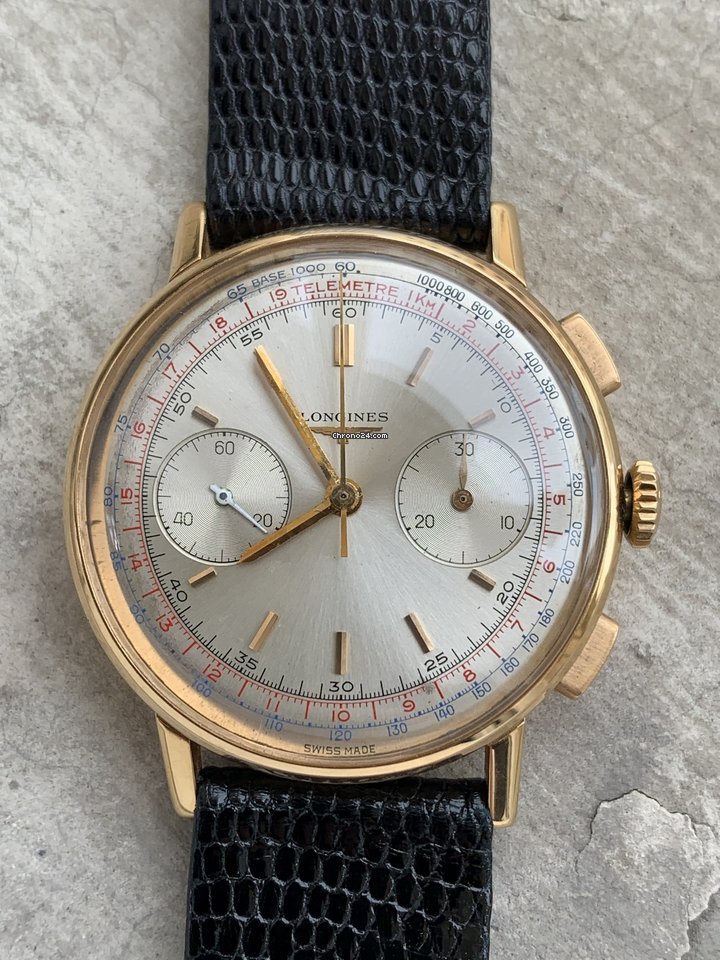 IMG_9081 Longines Mens watch Unisex Manual winding Rose gold 7414 Replica 6