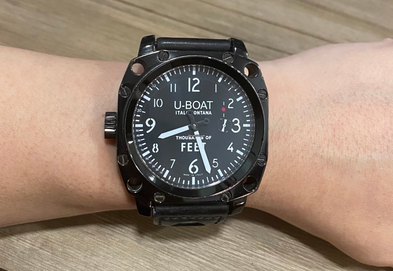 IMG_9081 U-Boat Thousands of Feet Mens watch Unisex Manual winding Steel Thousands of Feet Replica 6
