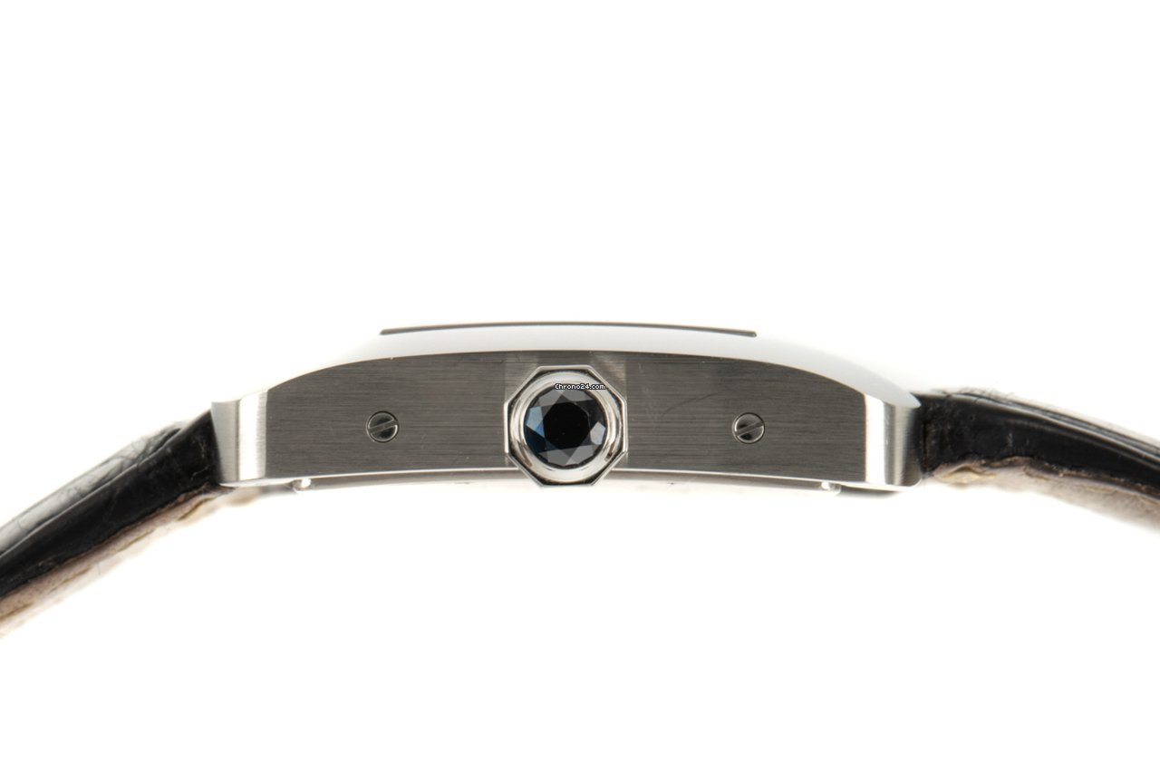 Cartier Tank Divan Mens watch Unisex Quartz Steel 2600 Replica 6