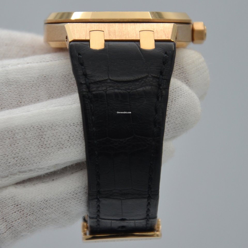 IMG_9081 Audemars Piguet Royal Oak Selfwinding Mens watch Unisex Automatic Rose gold 15300OR.OO.D088CR.02 Replica 6