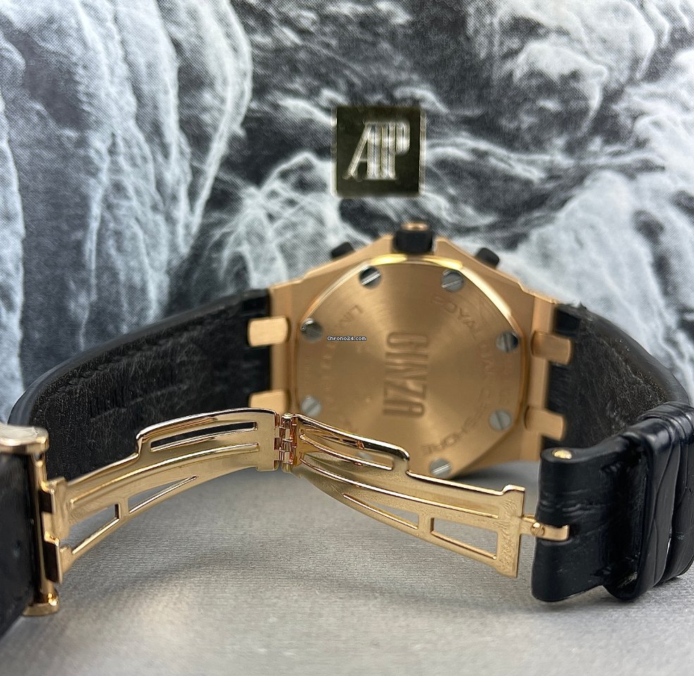 IMG_9081 Audemars Piguet Royal Oak Offshore Mens watch Unisex Automatic Rose gold 26180OR.OO.D101CR.01 Replica 6