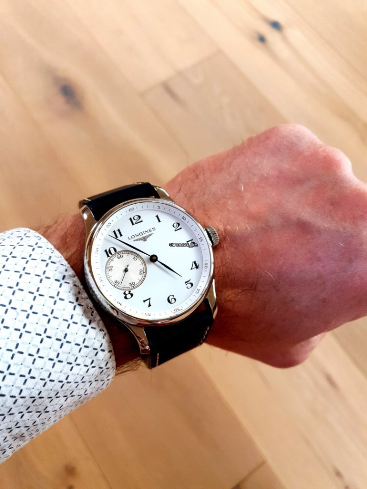 IMG_9081 Longines Master Collection Mens watch Unisex Manual winding Steel L2.841.4.18.3 Replica 6