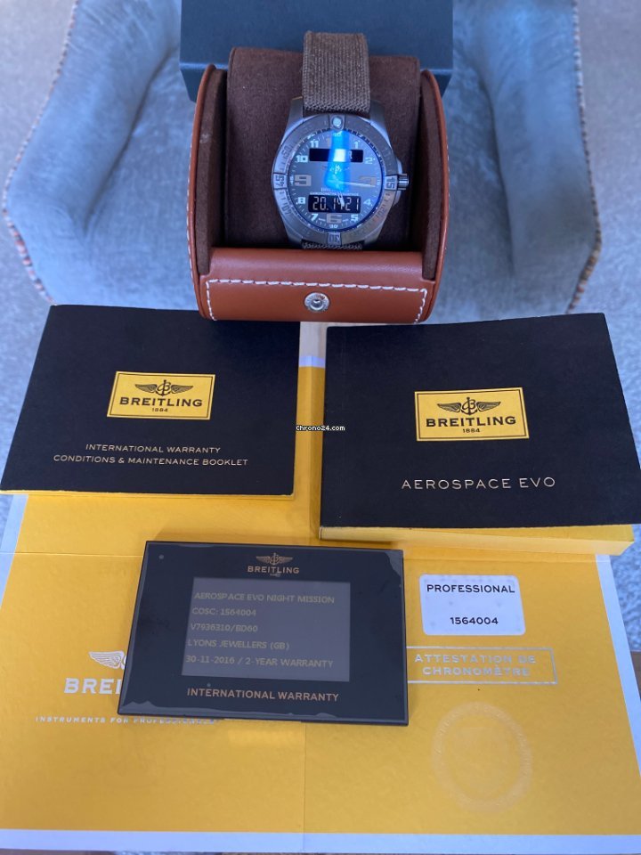 IMG_9081 Breitling Aerospace EVO Mens watch Unisex Quartz Titanium V7936310 BD60 Replica 6