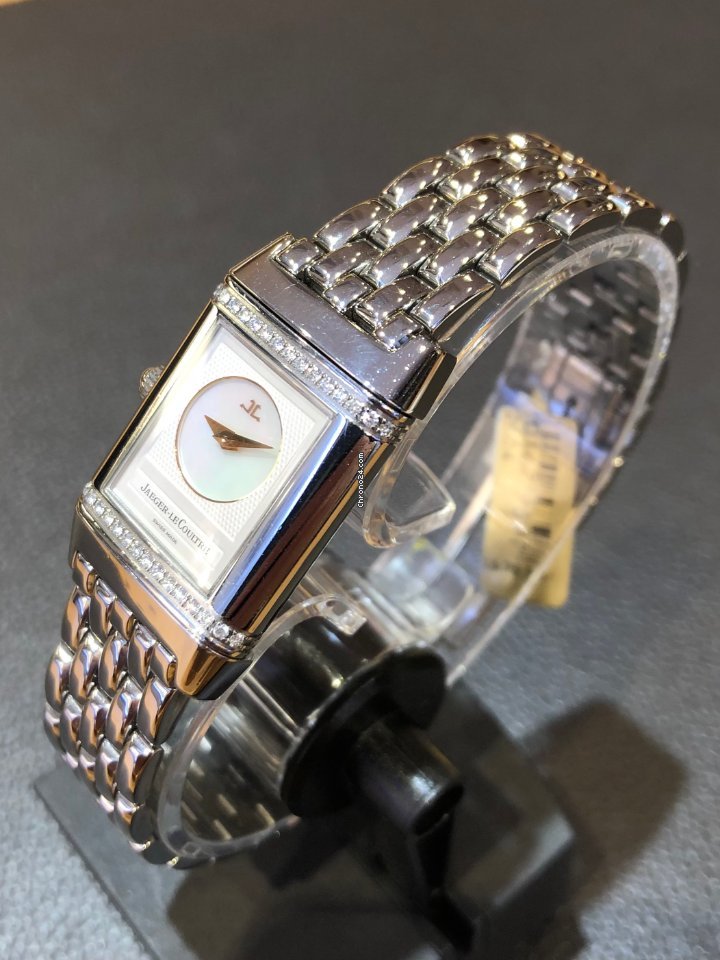 IMG_9081 Jaeger-LeCoultre Reverso Duetto Womens watch Manual winding Steel 266.8.44 Replica 6