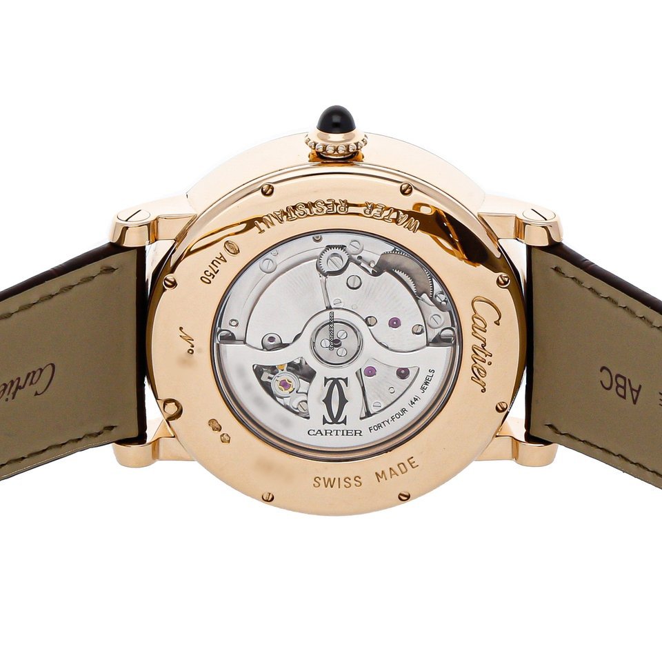 Cartier Rotonde de Cartier Mens watch Unisex Automatic Rose gold W1556243 Replica 6