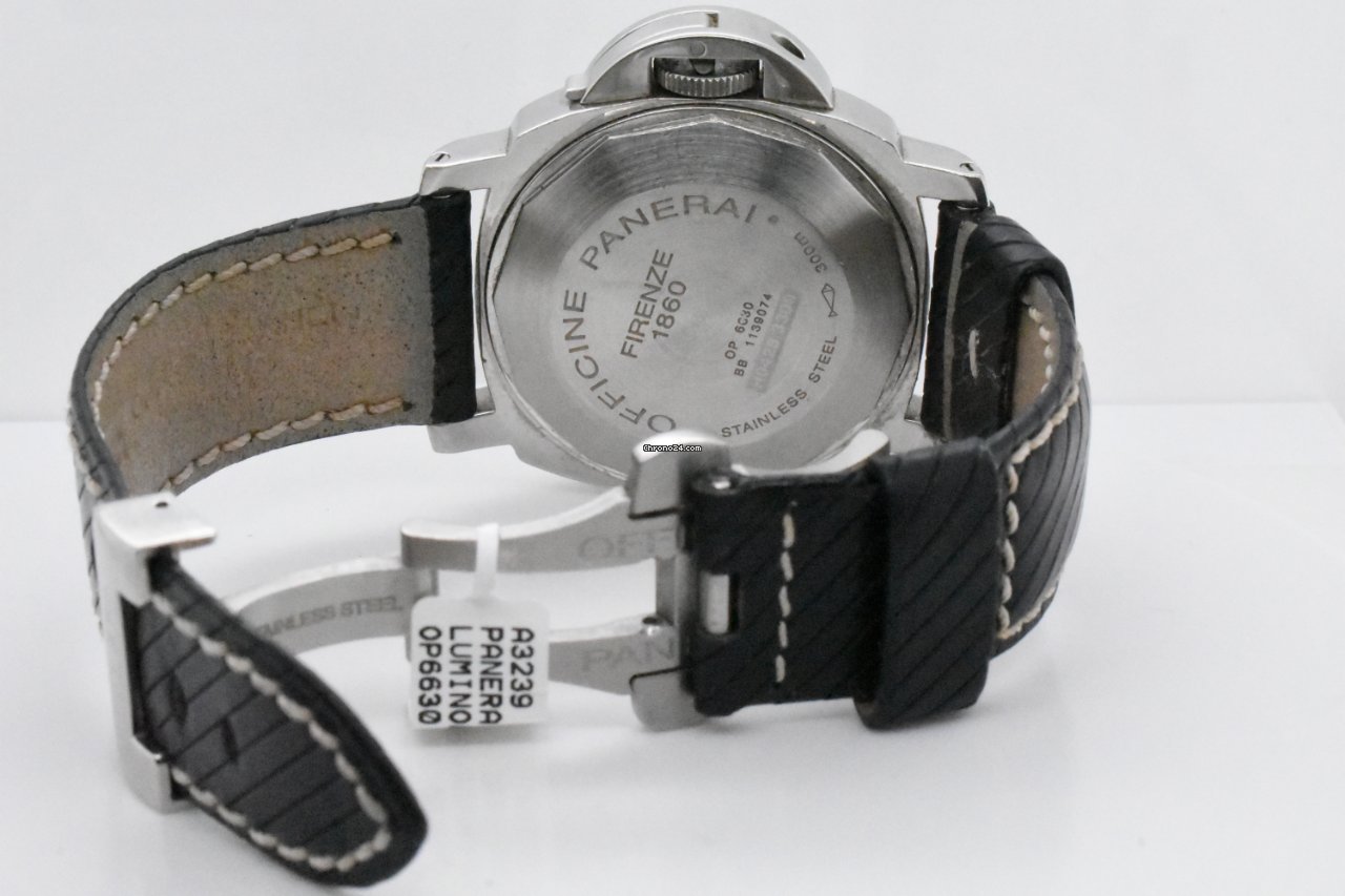 IMG_9081 Panerai Luminor Marina Automatic Mens watch Unisex Automatic Steel OP6630 Replica 6