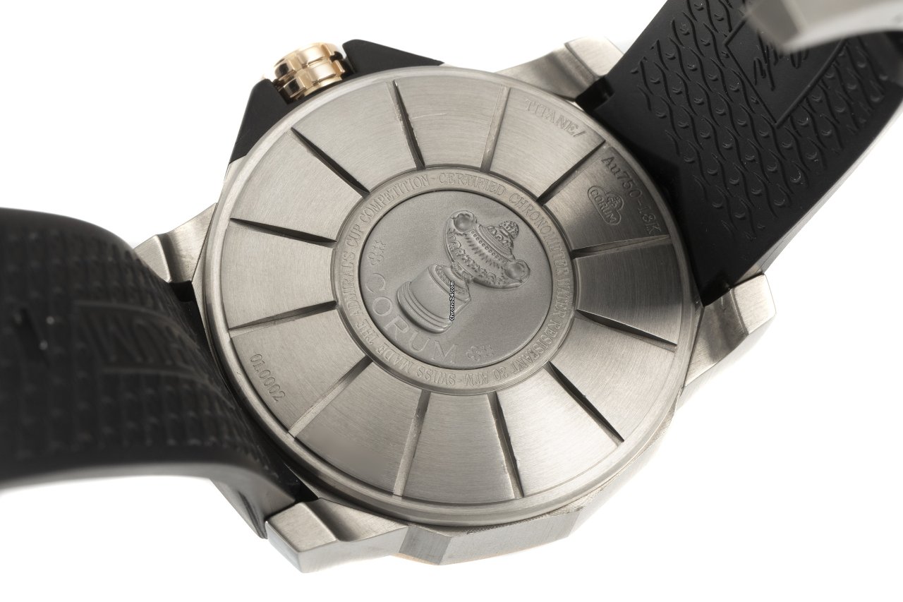IMG_9081 Corum Admirals Cup Mens watch Unisex Automatic Titanium 01.0002 Replica 6