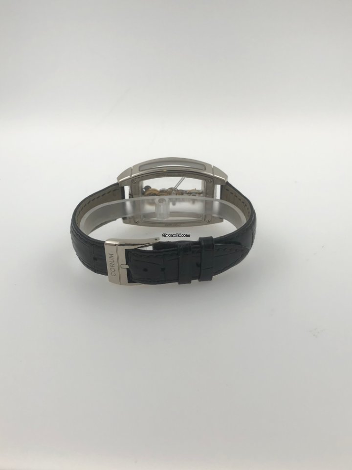 IMG_9081 Corum Golden Bridge Mens watch Unisex Manual winding White gold 113.161.69 0001 0000 Replica 6