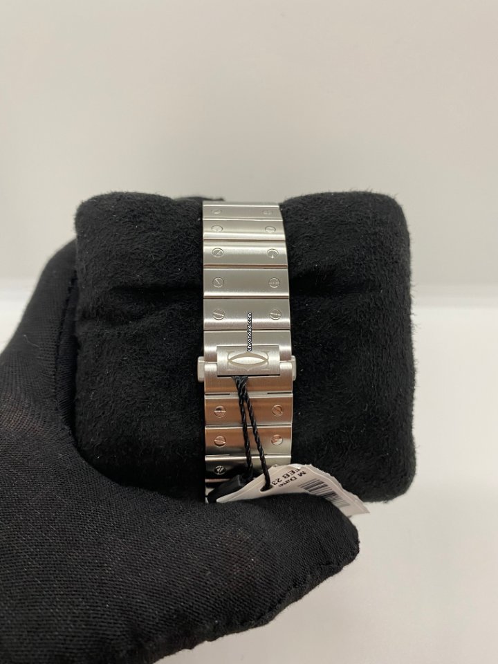 IMG_9081 Cartier Santos Mens watch Unisex Automatic Steel WSSA0018 Replica 6