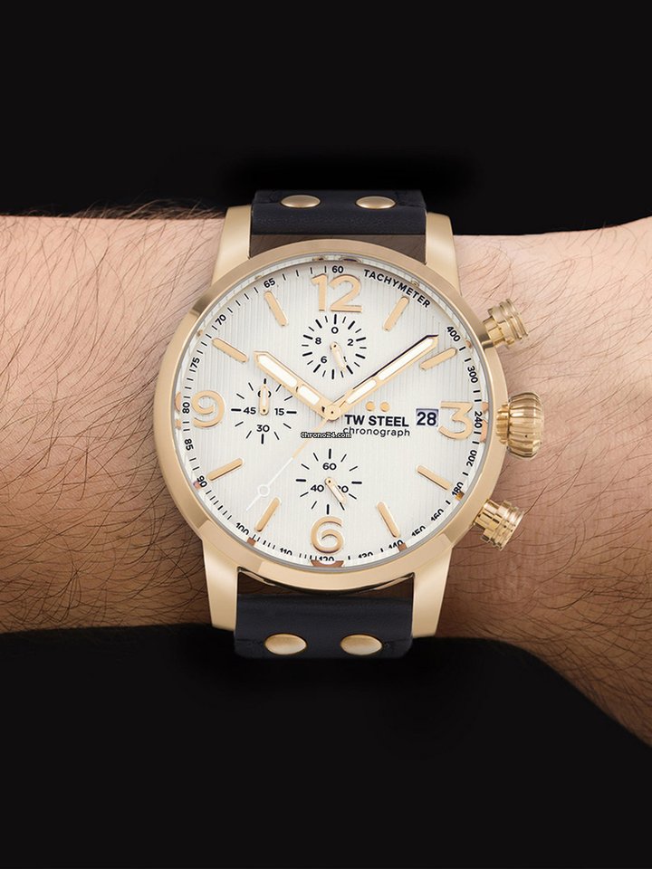 TW Steel Mens watch Unisex Quartz Steel MS73 Replica 6