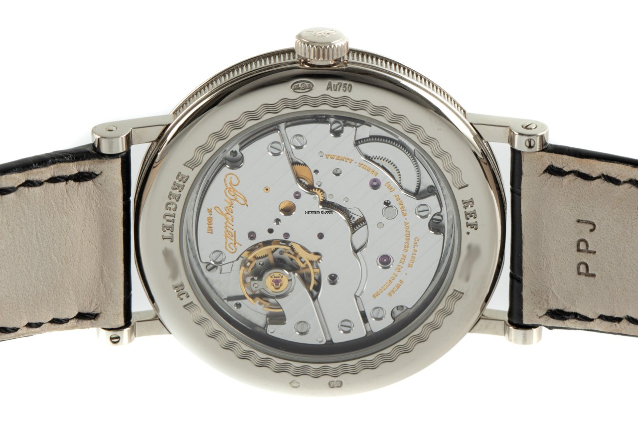 IMG_9081 Breguet Classique Mens watch Unisex Manual winding White gold 5277BB129V6 Replica 6