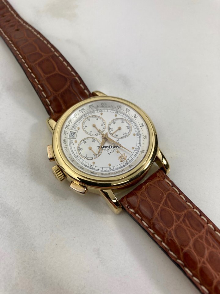 IMG_9081 Zenith El Primero Mens watch Unisex Automatic Yellow gold 30.0380.400 Replica 6