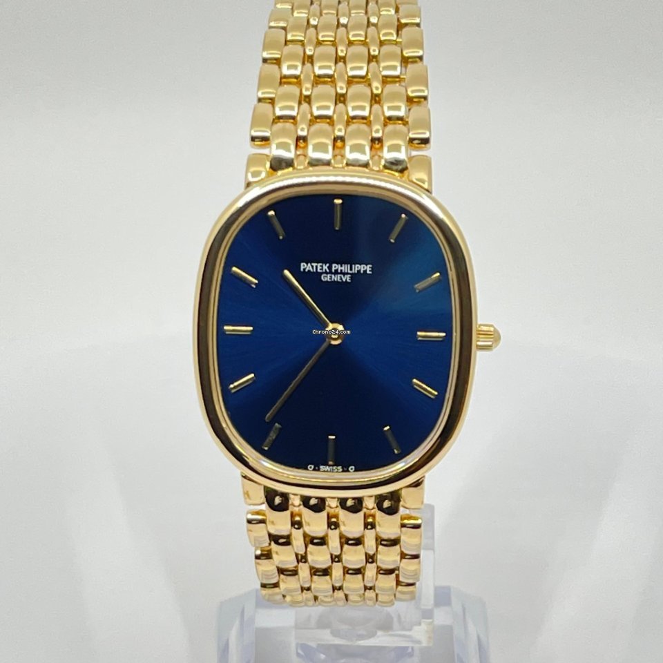 IMG_9081 Patek Philippe Golden Ellipse Mens watch Unisex Automatic Yellow gold 3738 122 Replica 6