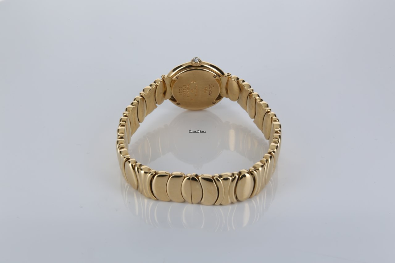 IMG_9081 Cartier Womens watch Quartz Yellow gold 878999 Replica 6