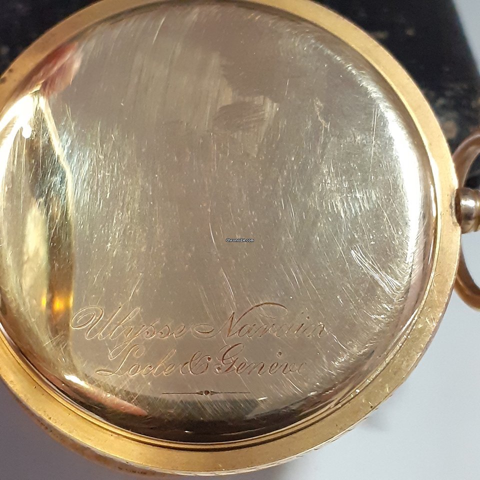 IMG_9081 Ulysse Nardin Mens watch Unisex Manual winding Yellow gold 115819 Replica 6