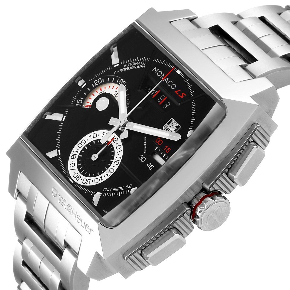 TAG Heuer Monaco Calibre 12 Mens watch Unisex Automatic Steel CAL2110.BA0781 Replica 6