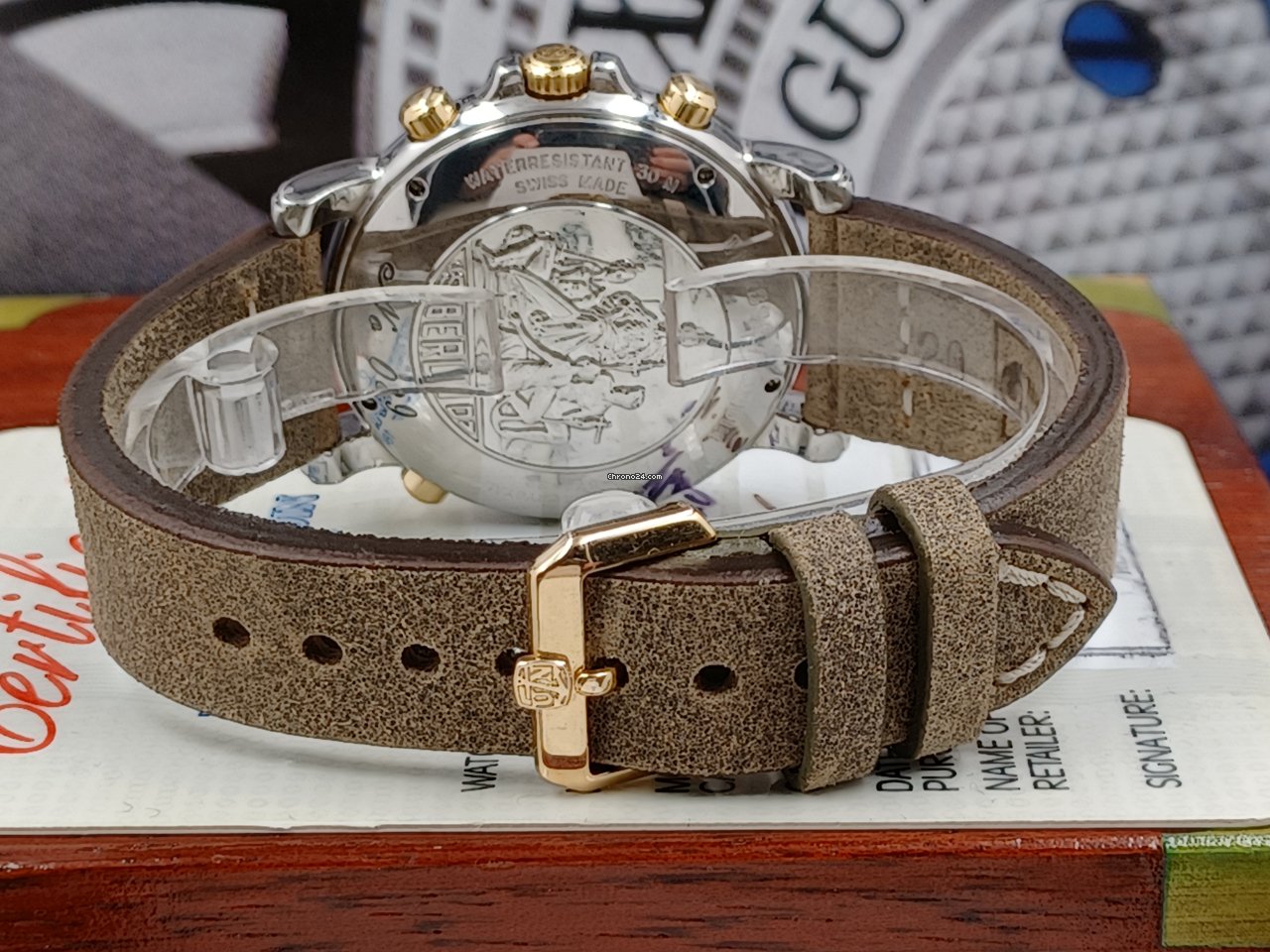 IMG_9081 Ulysse Nardin Mens watch Unisex Automatic Gold Steel 575-22 Replica 6