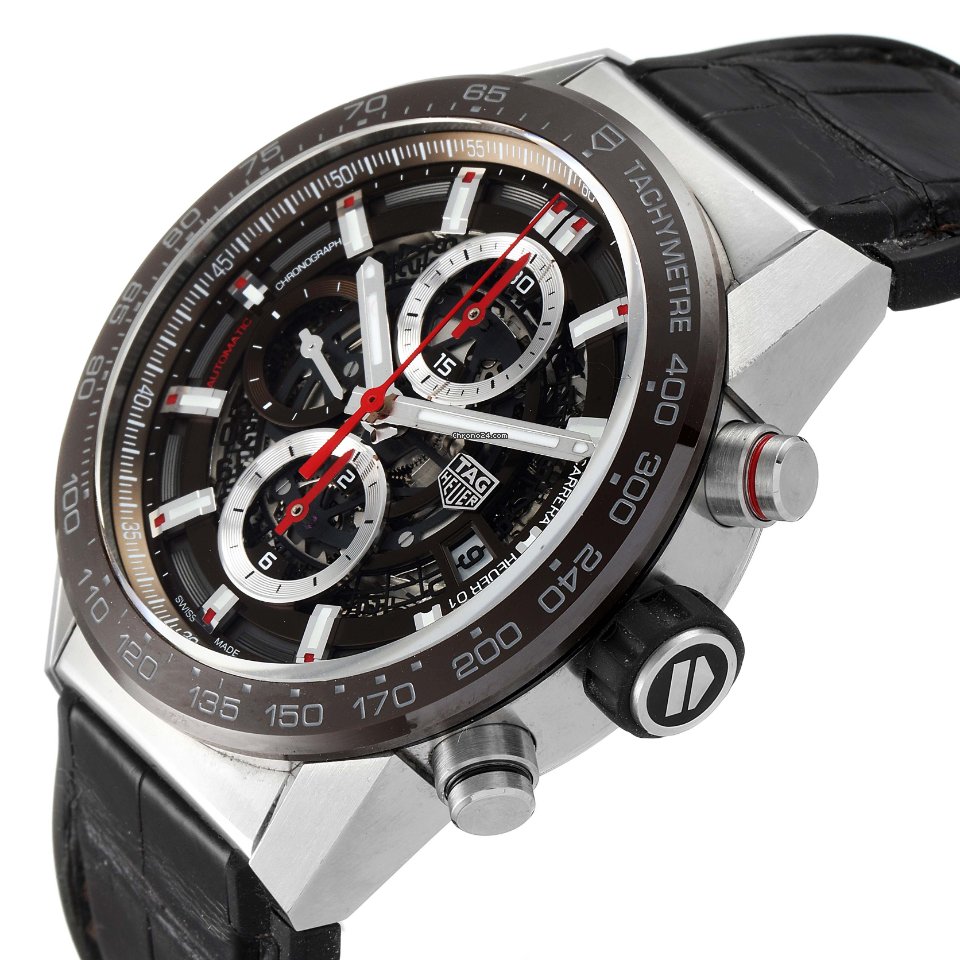 IMG_9081 TAG Heuer Carrera Calibre HEUER 01 Mens watch Unisex Automatic Steel CAR201U.BA0766 Replica 6
