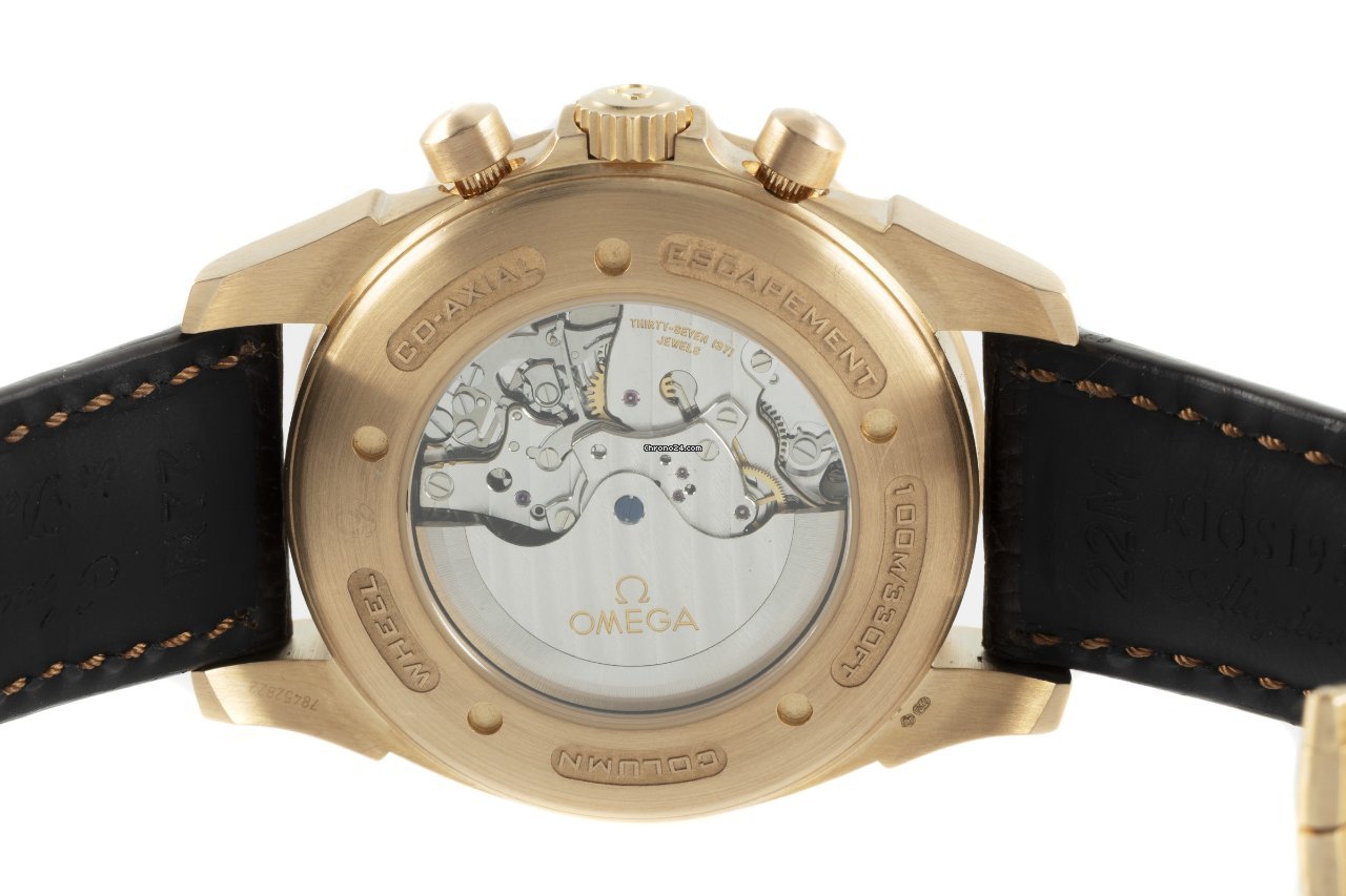 Omega De Ville Mens watch Unisex Automatic Red gold 422.53.44.52.13.001 Replica 6