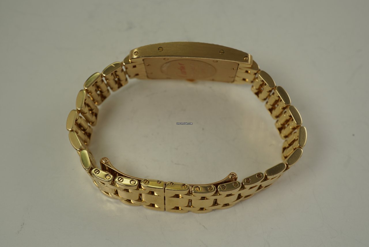IMG_9081 Cartier Tank Americaine Womens watch Quartz Yellow gold 1710 Replica 6