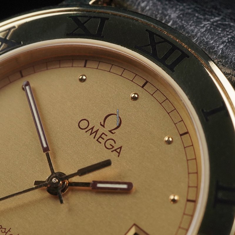 IMG_9081 Omega Constellation Quartz Mens watch Unisex Yellow gold 1611.10.00 Replica 6