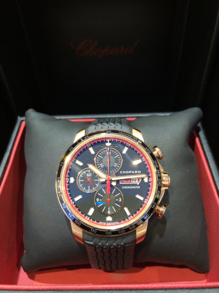 IMG_9081 Chopard Mille Miglia Mens watch Unisex Automatic Rose gold 161293-5001 Replica 6