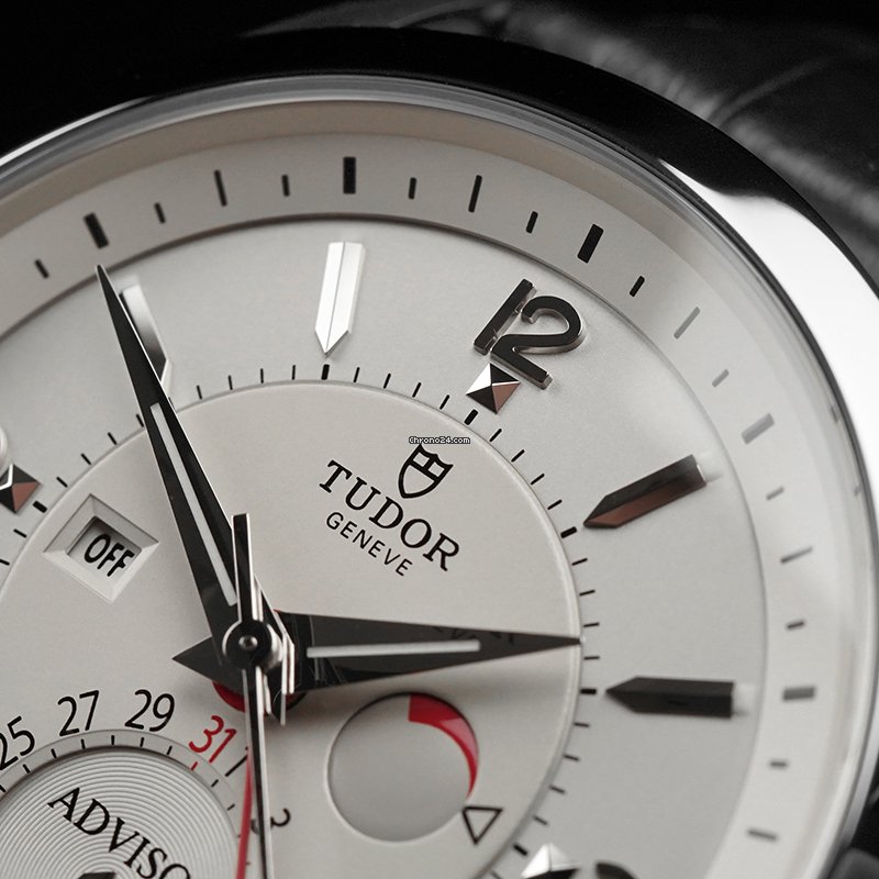 IMG_9081 Tudor Heritage Advisor Mens watch Unisex Manual winding Titanium 79620T-0011 Replica 6