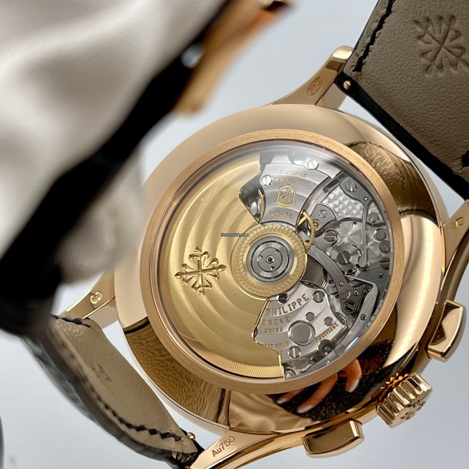 Patek Philippe Annual Calendar Chronograph Mens watch Unisex Automatic Rose gold 5905R-0001 Replica 6