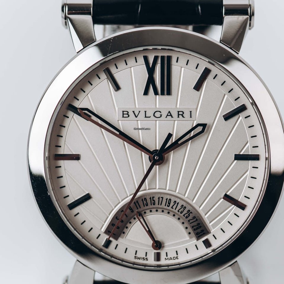 IMG_9081 Bulgari Sotirio Mens watch Unisex Automatic Steel SB42WSLDR Replica 6