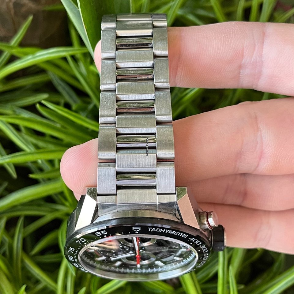 IMG_9081 TAG Heuer Carrera Calibre HEUER 01 Mens watch Unisex Automatic Steel CAR2A1W-0 Replica 6