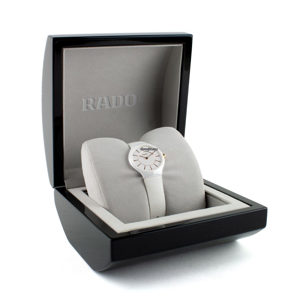 IMG_9081 Rado True Thinline Womens watch Quartz Ceramic R27958109 Replica 6