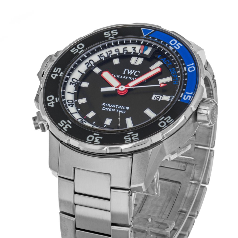 IMG_9081 IWC Aquatimer Deep Two Mens watch Unisex Automatic Steel IW354701 Replica 6