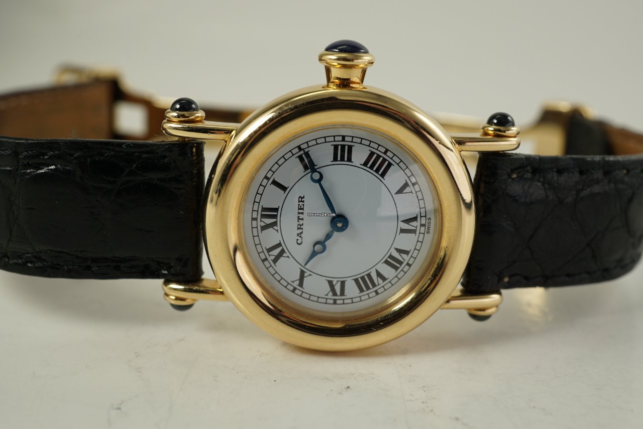 IMG_9081 Cartier Diabolo Womens watch Quartz Yellow gold 14400 Replica 6