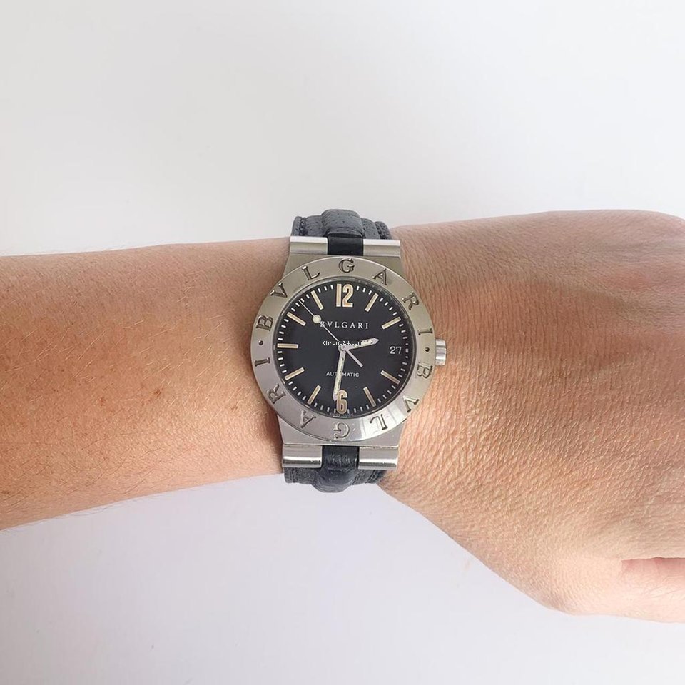 IMG_9081 Bulgari Diagono Mens watch Unisex Automatic Steel LC 35 S Replica 6