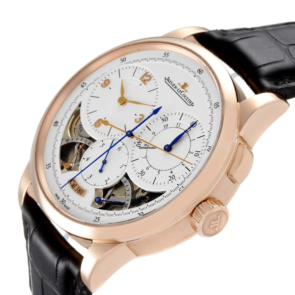 IMG_9081 Jaeger-LeCoultre Duometre Mens watch Unisex Manual winding Rose gold Q6012521 Replica 6