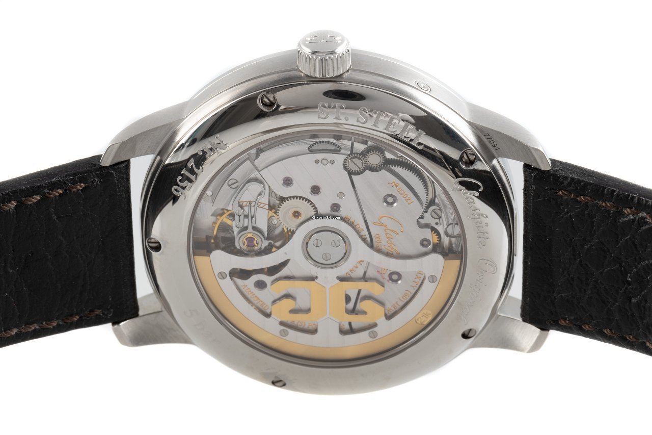 Glashutte Original Mens watch Unisex Automatic Steel 1-00-14-07-02-30 Replica 6