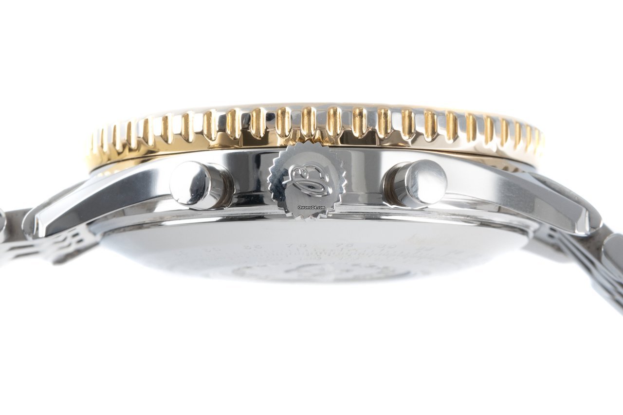 Breitling Navitimer Cosmonaute Mens watch Unisex Manual winding Gold Steel B12019 Replica 6