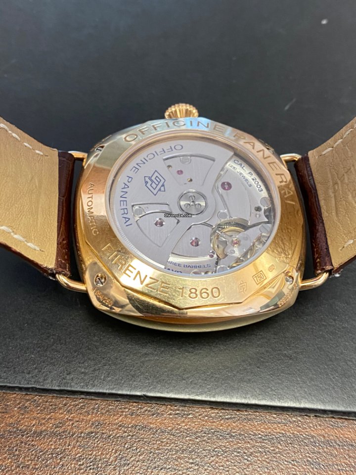 Panerai Special Editions Mens watch Unisex Automatic Rose gold PAM 00273 Replica 6