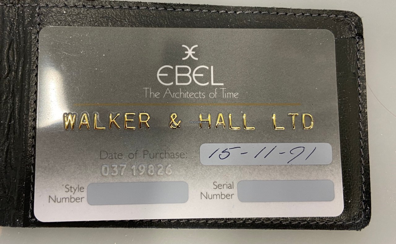 IMG_9081 Ebel 1911 Mens watch Unisex Automatic Yellow gold 893902 Replica 6