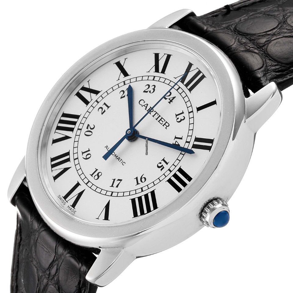 IMG_9081 Cartier Ronde Croisiere de Cartier Mens watch Unisex Automatic Steel WSRN0021 Replica 6