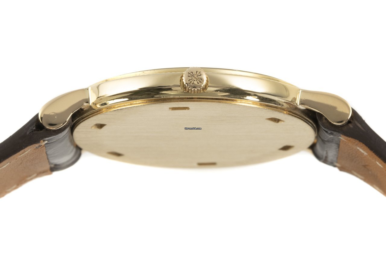 IMG_9081 Patek Philippe Calatrava Mens watch Unisex Manual winding Yellow gold 3520 Replica 6